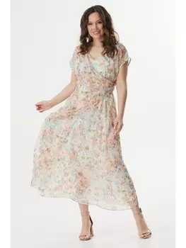 Платье 2430 цветы акварель