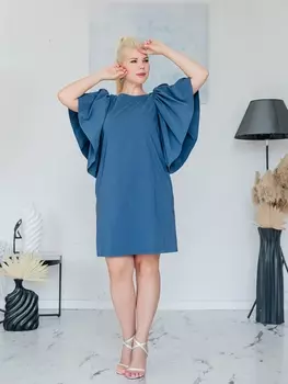 Платье 2441 серый