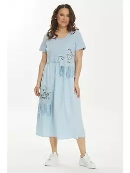 Платье 2442 голубой