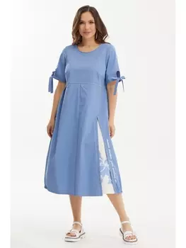 Платье 2445 голубой