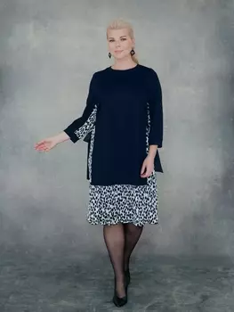 Платье 2450 синий