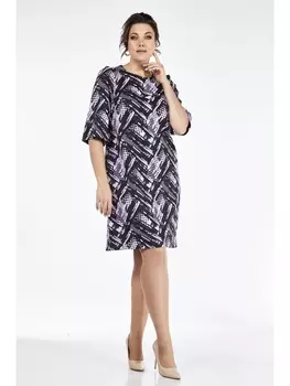 Платье 2476/2 темно-синий с розовым