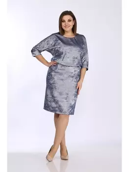 Платье 2501/3 синие тона