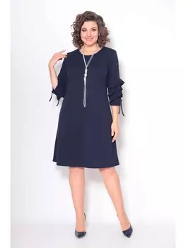 Платье 2513/2 темно-синий