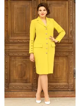 Платье 2570 светлая горчица