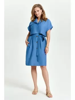 Платье 2632 синий