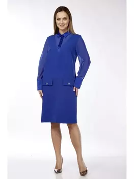 Платье 2763 синие тона