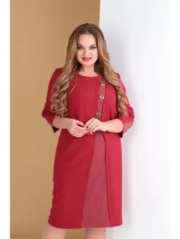 Платье 280 винный