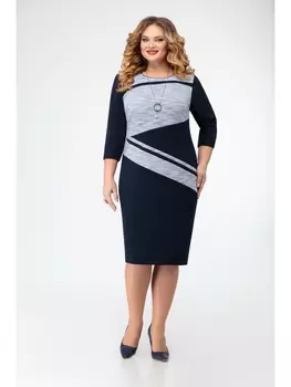 Платье 301 синий