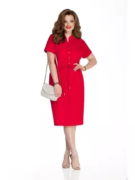 Платье 318 красный