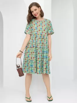Платье 328263 (Воздушные тренды (грин))
