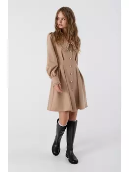 Платье 3411 бежевый