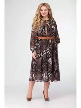 Платье 341 леопард