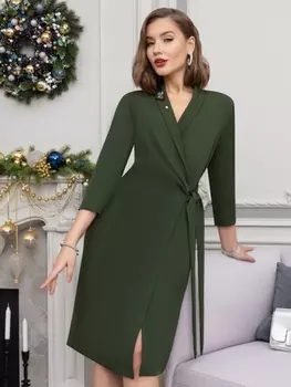 Платье 343096 (Фееричное везение (с брошкой))