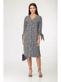 Платье 351 черно-белый