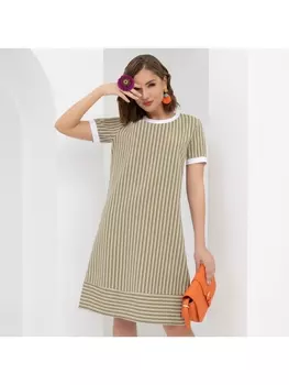 Платье На драйве (благородная оливка)