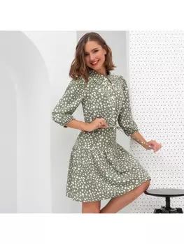 Платье Шопинг-гид (хаки)