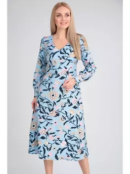 Платье 4007 голубой