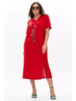 Платье 4066 красный