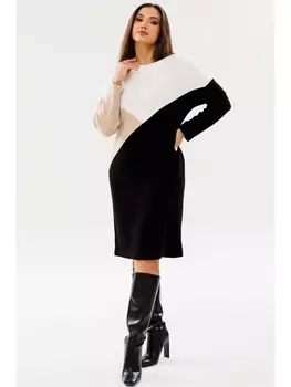 Платье 4078 триколор