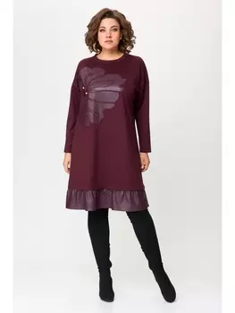 Платье 4080 бордовый