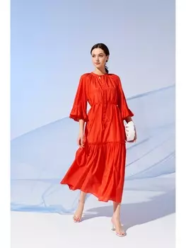 Платье 4130 лосось