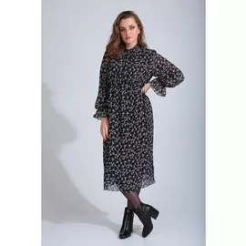 Платье 420-132 веточка