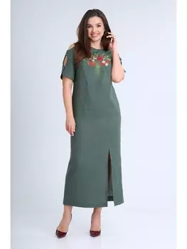 Платье 421-046 малахит