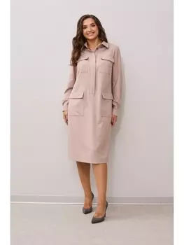 Платье 424-033 беж