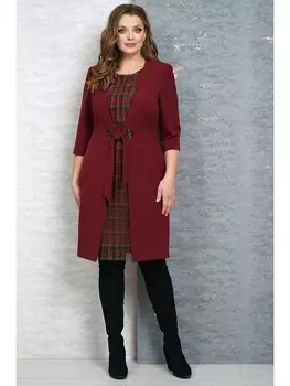 Платье 4258 бордо