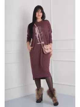 Платье 428 марсала