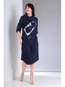 Платье 442 синий
