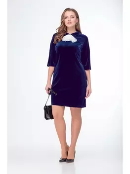 Платье 448 синий