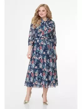 Платье 451 синий