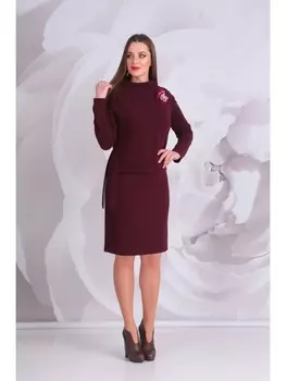 Платье 4520-бордовый