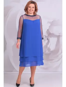 Платье 4529-василек