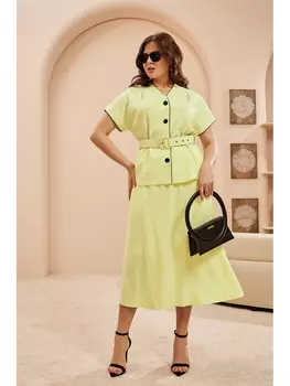 Юбочные костюмы 4649 желтый