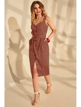 Платье 4664 бордовый