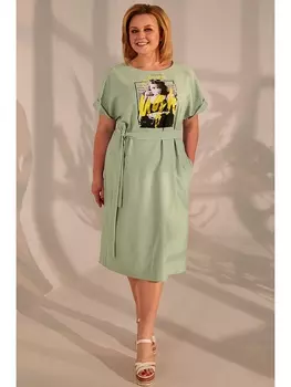 Платье 4680-1 зеленый