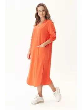 Платье 4707 оранжевый
