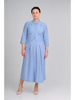 Платье 472 голубой