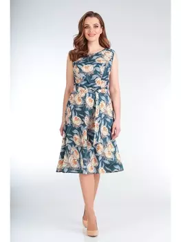 Платье 476-1 изумруд