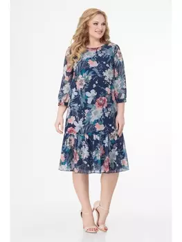 Платье 480 синий