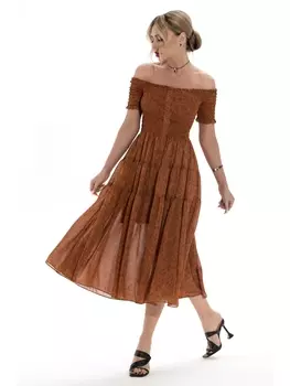 Платье 4836 коричневый