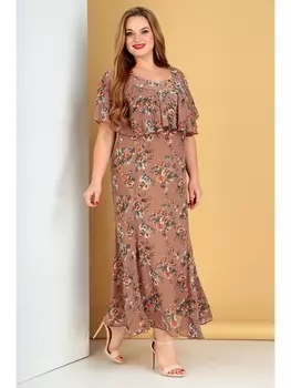 Платье 485 мокка