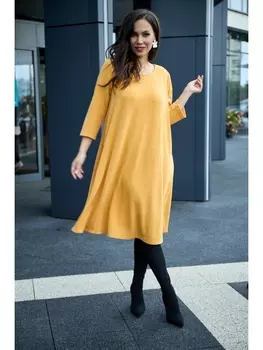Платье 495 горчица
