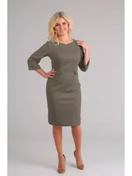 Платье 498 хаки