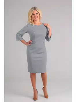 Платье 498 серый