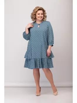 Платье 5009-голубой