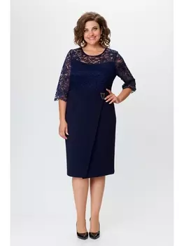 Платье 503-5 темно-синий
